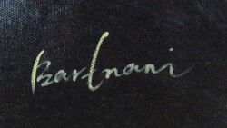 Oil painting on canvas, "The Fisherman and the Siren," signed ...