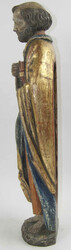 Heiliger Petrus, Holzfigur, farbig bemalt, Höhe ca. 70 cm. Minimaler ...