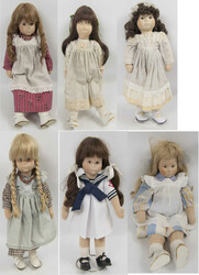 Lot Stoffpuppen aus Auflösung, verschiedene Modelle.Automatically ...