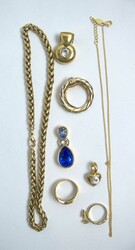 Lot vergoldeter Modeschmuck aus Auflösung