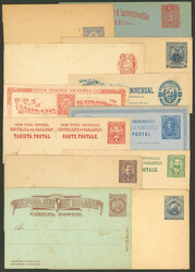 7380: Sammlungen und Posten Süd Amerika - Ganzsachen