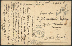 Postcard advertising the Sao Paulo & Mato Grosso Constitutionalist ...
