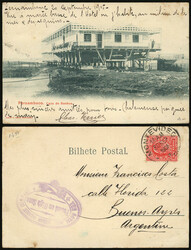PERNAMBUCO: Caza de Banhos, editor Ramiro M. Costa, franked with ...