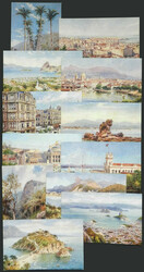 RIO DE JANEIRO: set of 12 colorful PCs, series #6 by RMSP and PSNC, ...