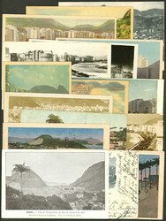 RIO DE JANEIRO: 16 Old postcards with very good views, in general of ...