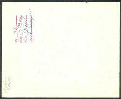 Unadopted artist design (year 1970) of the "Peace and Progress" issue ...