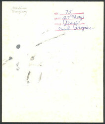 Unadopted artist design (year 1970) of the "Peace and Progress" issue ...