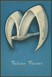New Year greeting postcard of CONDOR-LATI for 1940/1, unused, ...