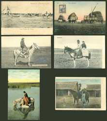GAUCHOS, RURAL LIFE: 19 Old postcards, very good views. Some with ...