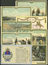 8 Old PATRIOTIC postcards, very fine quality, good opportunity. ...