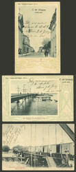CONCEPCION DEL URUGUAY: 3 Old cards with very good views, one with ...
