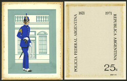 (GJ.1603), 1973 Police, original drawing by artist H. Viola, ...