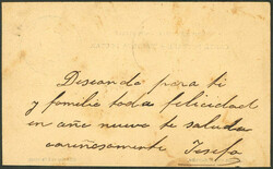 6c. Liberty Head postal card (GJ.TAR-26) sent from Concordia to VILLA ...