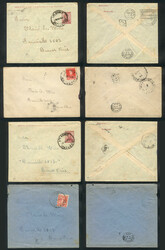 Rare cancel LOS GOMEZ (Tucumán): 13 Covers sent to Buenos Aires in ...