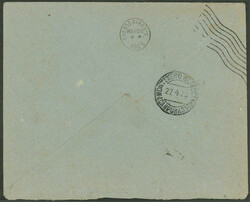 Cover sent to Italy on 26/MAR/1925 franked with 15c., with rare ...