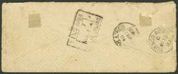 GJ.36, on small cover with small circular datestamp of Buenos Aires ...
