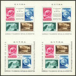 GJ.HB 6/7, block of 4 sheets (E + F), scarce in this excellent ...