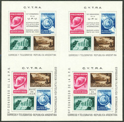 GJ.HB 6/7, UPU Congress, blocks of sheets (E + F), MNH and of ...