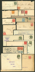 17 Covers used between early 1900s and 1930s, mixed quality, low start