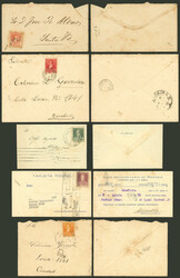 17 Covers used between early 1900s and 1930s, mixed quality, low start