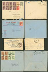 37 Covers used between 1930s and 1950s, in general of fine quality, ...