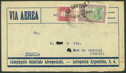 22/MAY/1931 Buenos Aires - France: Cover sent by AEROPOSTALE franked ...