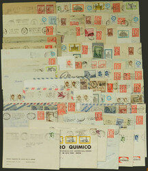 SLOGAN CANCELS: over 70 covers used between 1940s and 1990s, all with ...