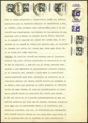 STAMPS WITH VERY HIGH FACE VALUE: Rental contract dated 5/AP/1984 ...