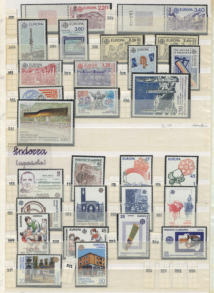 Collection in stockbook with stamps and souvenir sheets issued ...