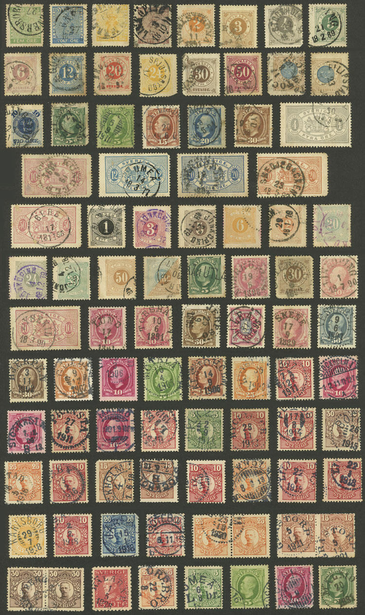 Lot of old stamps, some may have minor defects, most of fine quality. ...