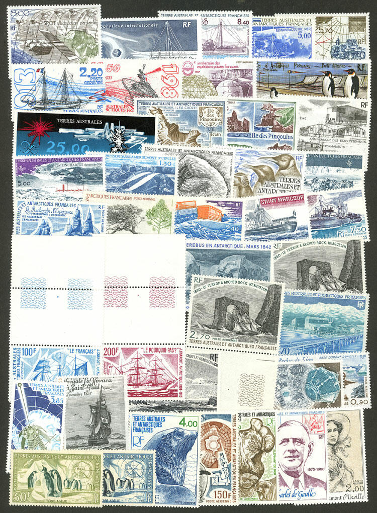 Large number of airmail stamps, all MNH and of excellent quality, ...