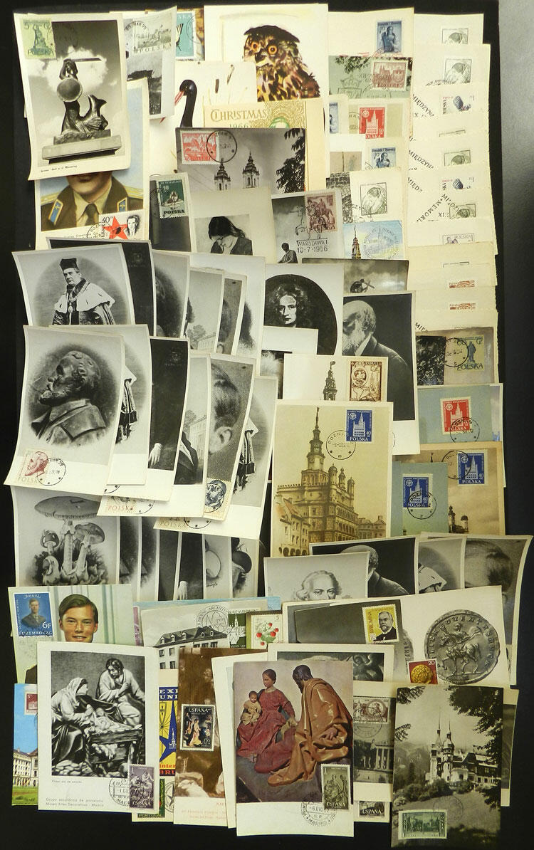 Over 90 very thematic cards, mostly MAXIMUM CARDS, of fine to very ...