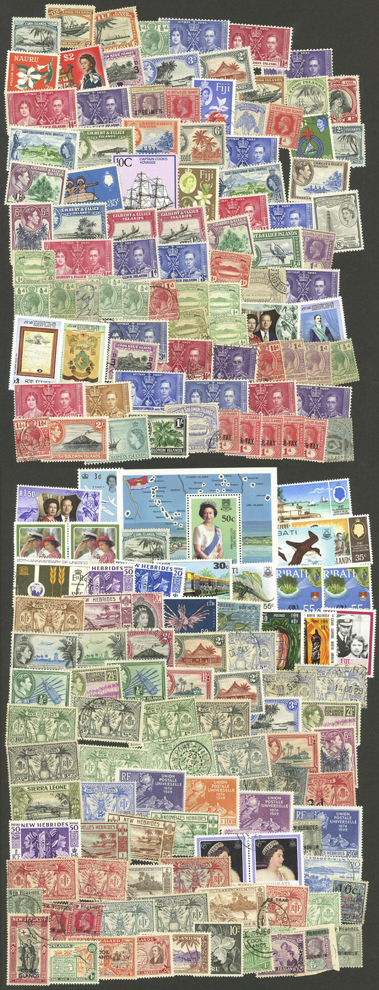 Envelope containing a good number of stamps and sets, used or mint, ...