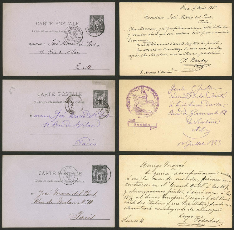 Image 5 for lot number 835 for Philatino #2546 - WORLDWIDE + ARGENTINA: General December auction