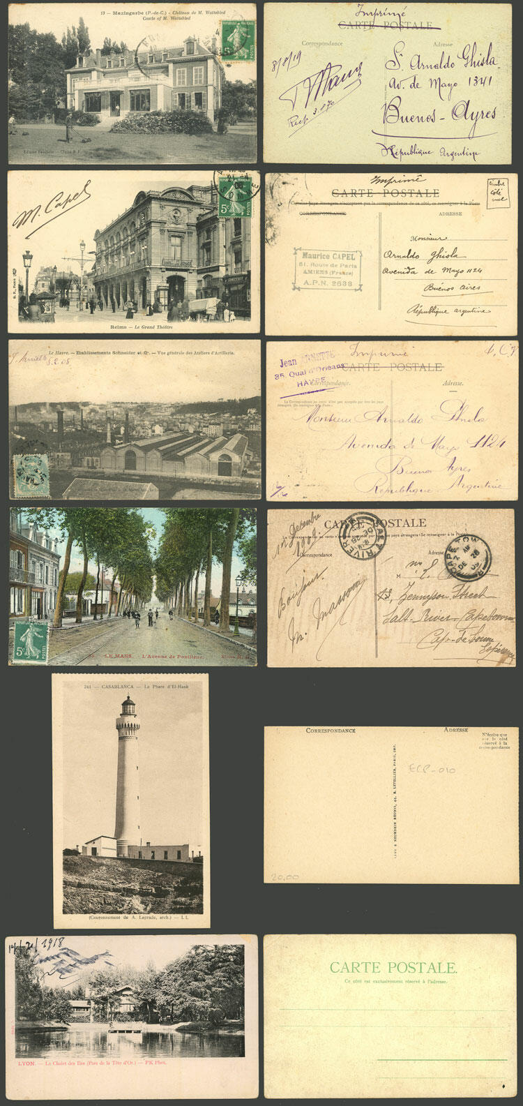 Image 3 for lot number 856 for Philatino #2546 - WORLDWIDE + ARGENTINA: General December auction