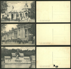 TORINO: 1911 International exposition, 12 official postcards of the ...