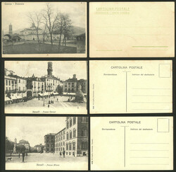 VERCELLI, Milano, Giaveno: 20 Old postcards, with very nice views, ...