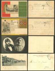 PATRIOTIC, POLITICAL, ETC.: 15 Old postcards with very good views, ...