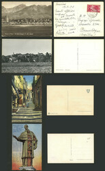 12 Postcards with very good views of Marina di Massa, Bulciago, S. ...