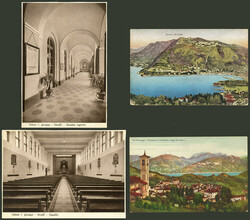 Over 55 old postcards, very good views of Milano, Torino and Napoli, ...
