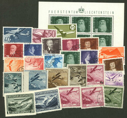 7999: リヒテンシュタイン・航空便 - Bulk lot