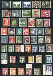 Lot of complete unmounted sets, all very fresh and of excellent ...