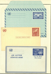 Collection with many album pages with mint (many in blocks of 4) and ...