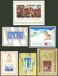 Approximately 50 souvenir sheets and mini-sheets of all periods, all ...