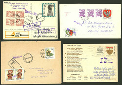 MAIL WITH DUE MARKS: 12 Covers or cards, all with due marks, ...