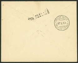 18/SE/1927 Warszawa - Venezia, first airmail, with arrival backstamp ...