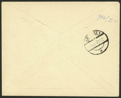 8/JA/1929 Warszawa - Katowice, first flight, with arrival backstamp, ...