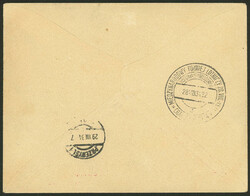 28/AU/1934 Warszawa - Przemysl, cover franked with Sc.C11/12 + ...