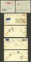 18 Covers sent to Argentina, almost all between 1945 and 1946, some ...