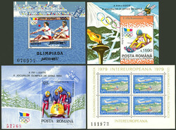 Over 70 souvenir sheets & mini sheets of varied countries, almost all ...